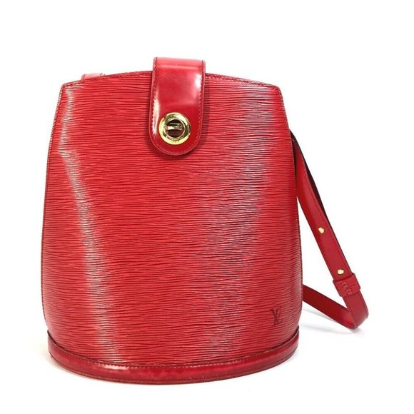 LOUIS VUITTON Epi Cluny bag shawl Shoulder Bag Epi Leather Red - Picture 1 of 15